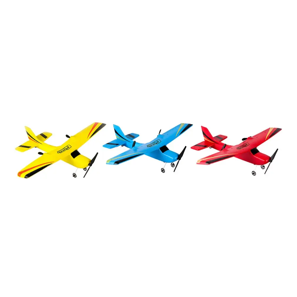 DIY Z50 EPP Foam 2.4G RC Aircraft Toys Outdoor Flying Throwing Glider Inertia Hand Launch Airplane Model Light Toys For Kid Gift