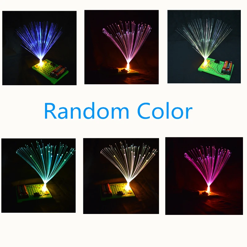 

Kids Science Experiment Kits Colorful Fiber Optic Lights Educational Toy DIY