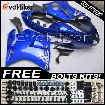 

Custom motorcycle fairing for CBR1100XX 1997-2003 ABS plastic motorcycle panels Injection mold blue+Gifts