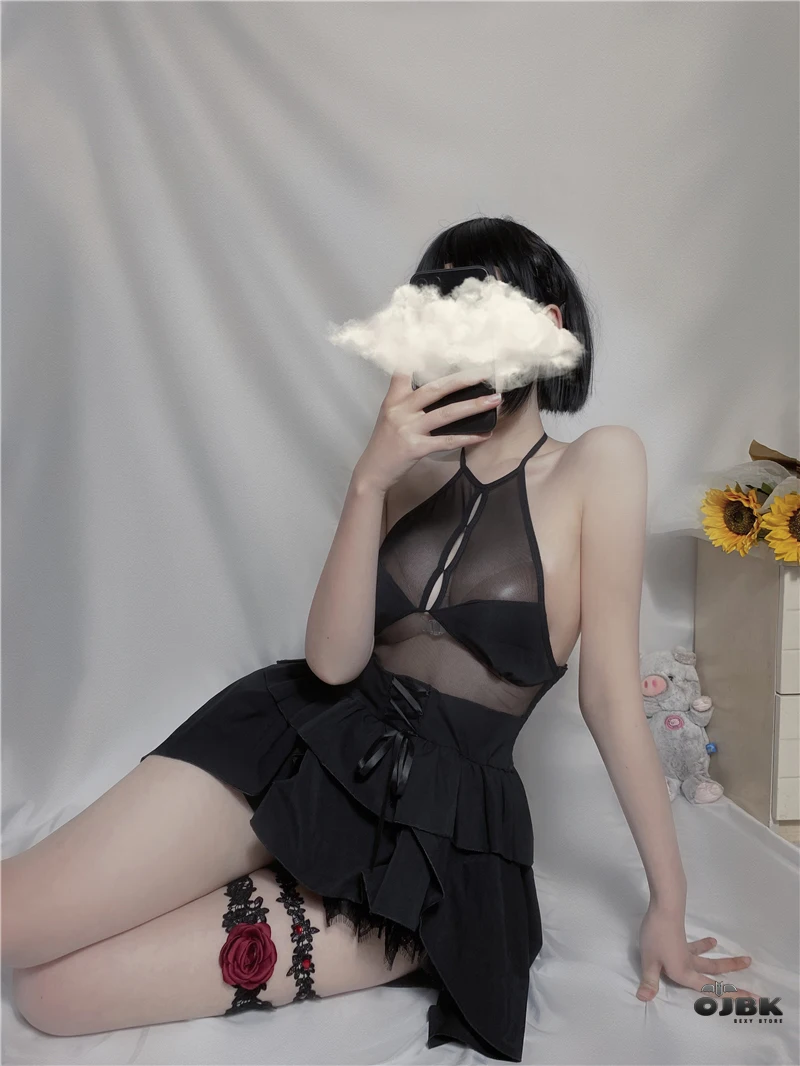 Paloli Sexy Gothic Lolita Cosplay Costumes Japanese Anime Demon Dark Character Outfit Skirt For Women Erotic Lingerie 0714 -Zentai shop online H8678eaf285d34dc5b9d004ffde5bc237O.jpg
