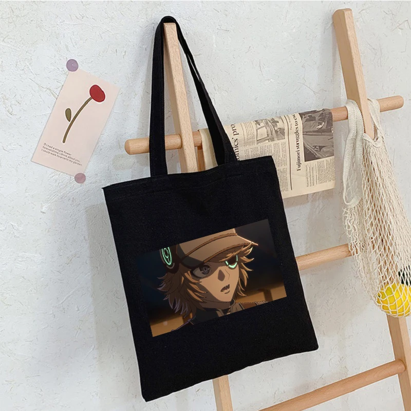 Akudama Drive Anime Trendy Harajuku Canvas Bag Shopper Goth Punk Large Capacity Ladies Bag Classic Shoulder Bag Vintage Tote Bag 