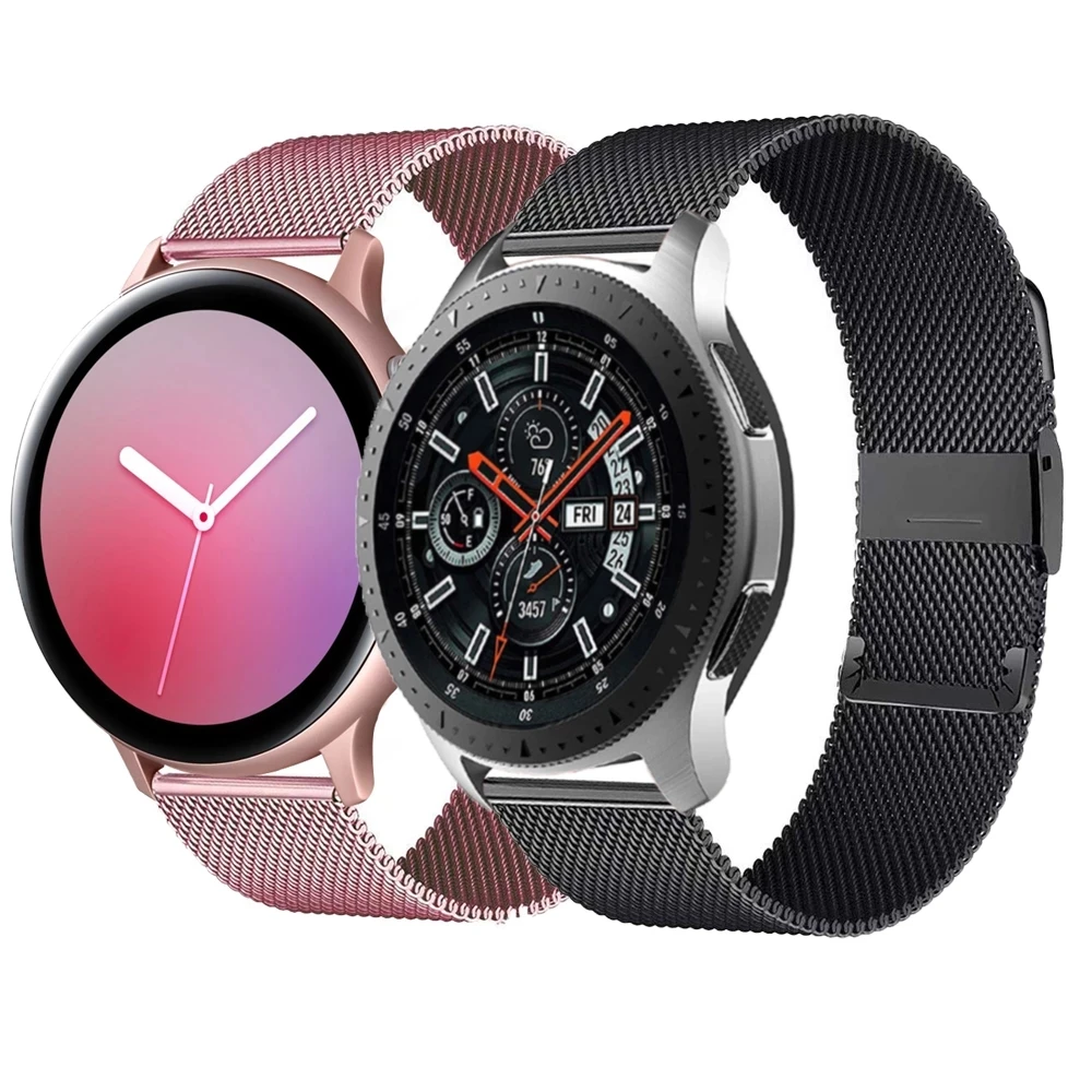 

22mm 20mm Watch Band Strap for Samsung Galaxy Watch Active 2 Band for Samsung Gear S3 Strap for Samsung Galaxy Watch 42mm 46mm