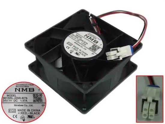 NMB-MAT 3615RL-05W-B76 EQ1 EQ2 EQ3 DC 24V 1.47A 90x90x38mm 4-wire Server Cooling Fan | Компьютеры и офис