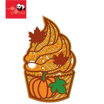 

3D Christmas pumpkin cake Metal Cutting Dies Scrapbooking Stencil for Album Paper DIY Gift Card Decoration Embossing Dies
