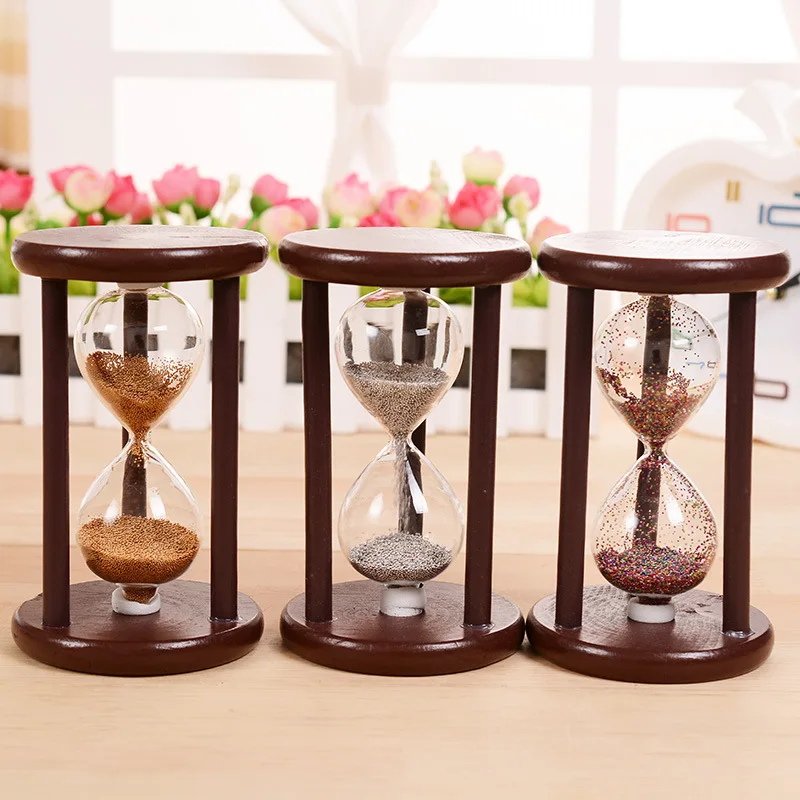 

Wooden Sandglass Sand Hourglass Countdown Timer Clock Xmas Birthday Gift Home Decoration Reloj De Arena