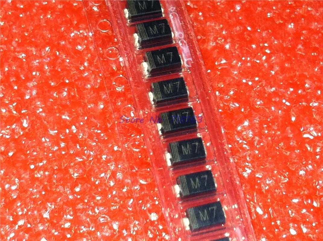 2000 шт./лот SMA выпрямительный диод 1N4001 M1 1N4004 M4 1N4007 M7 FR107 RS1M FR207 RS2M HER108 US1M SF18 ES1J SF14 ES1D DO-214AC