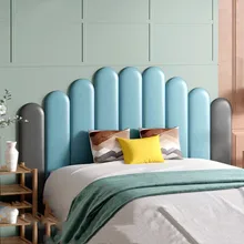 

Bedroom Bed Headboard Sofa Background Wall Tatami Soft Bag Children's Light Luxury Wall Anti-collision Self-adhesive Home Decor