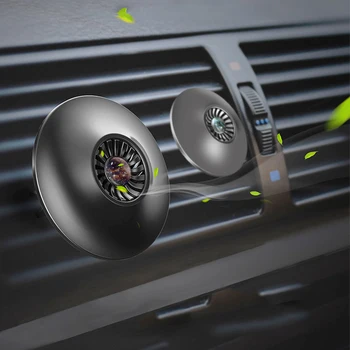 

Car Ornaments Air Freshener Auto Interior Fan Style Air Condition Vents Outlet Solid Perfume Aromatherapy Clip Car Accessories