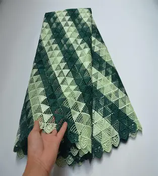 

African Guipure Cord Lace Fabric High Quality Swiss Voile Lace Fabrics Fashion Embroidery French Net Lace Fabric For Wedding