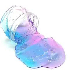 60ml crianças slime brinquedo multicolorido claro cristal lodo stretchy argila estresse aliviar crianças brinquedo