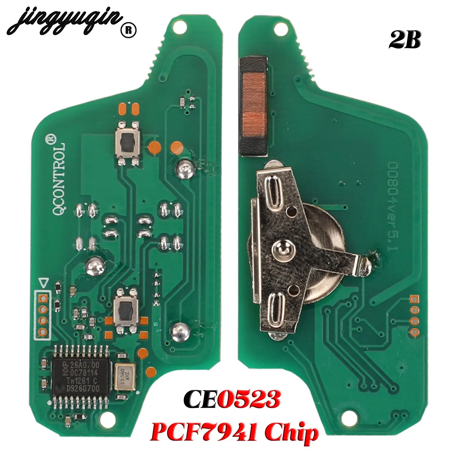 2/3 Buttons Peugeot 407 307 308 607 Citroen C2 C3 C4 C5 ASK/FSK Remote Key Circuit Board CE0523/36 pcf7941/61 car remote key car key