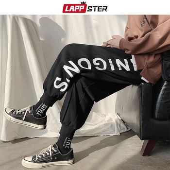 

LAPPSTER Mens Letter Japanese Streetwera Joggers Pants 2020 Mens Korean Fashions Track Pants Overalls Male Hip Hop Sweatpants