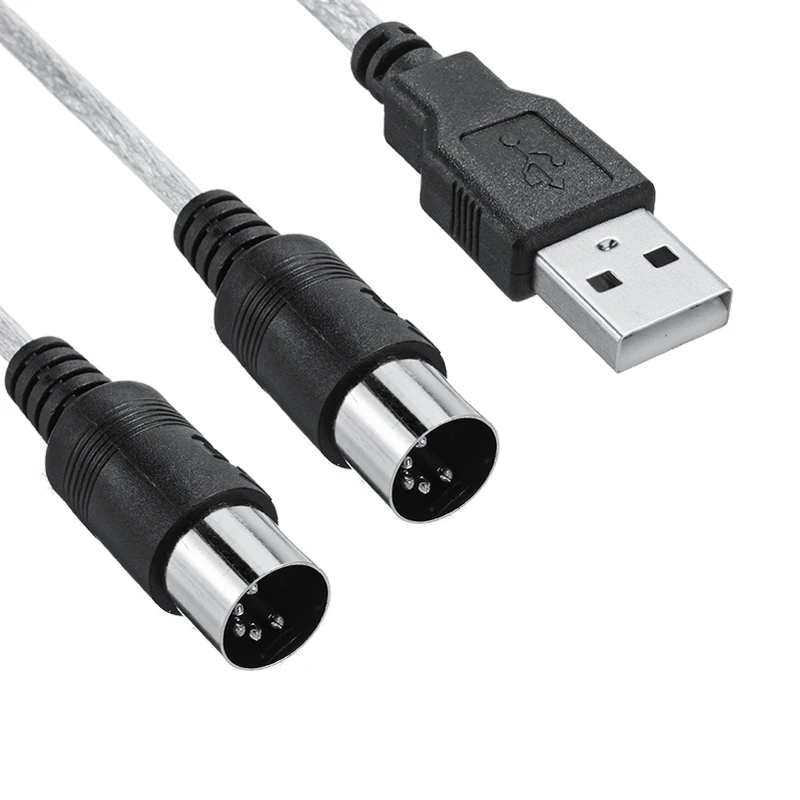 Mayitr 1.8m MIDI-USB ̺ ǰ USB -ƿ MIDI ̽ PC- Ű  ȯ ̺