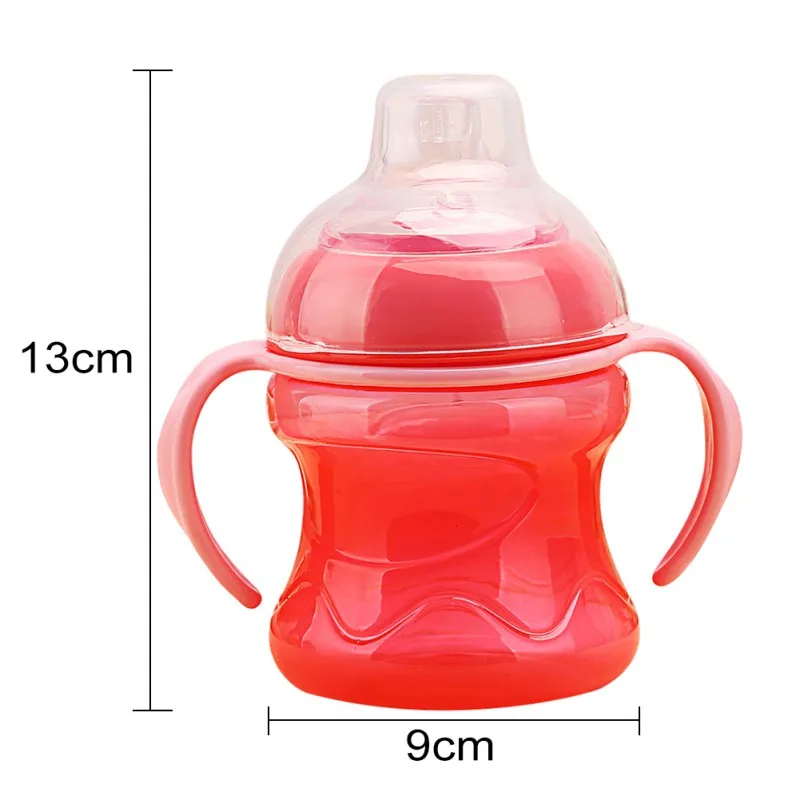 210 мл новая детская красочная бутылка для воды с мультяшным рисунком 3 цвета детские чашки с утконосом форма рта для кормления ребенка обучение
