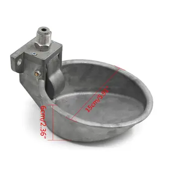 

Pig Feeding Water Bowl Piglet Aluminum Drinking Fountain Supplies Touch-type Automatic Equipment