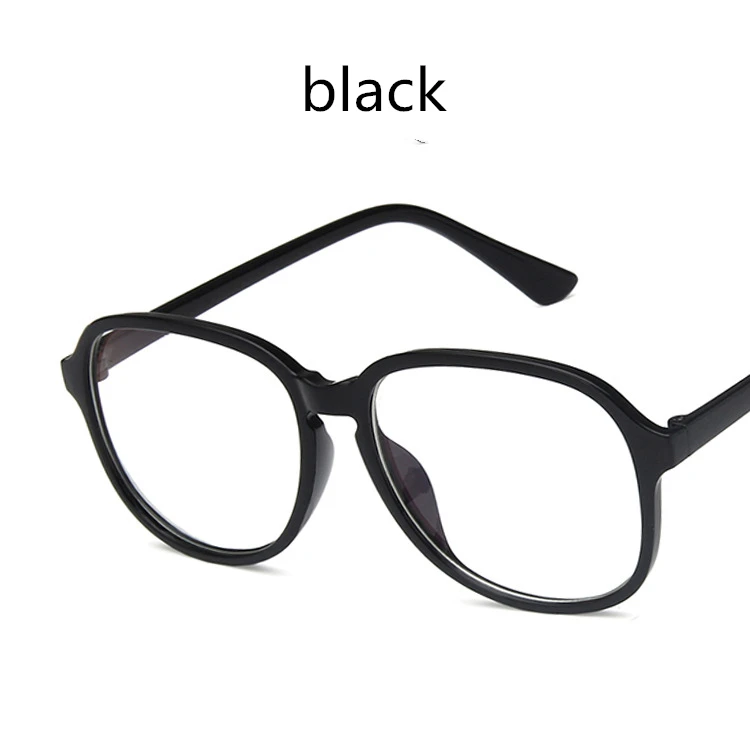 Прозрачные оправа квадратные очки женские фирменные дизайнерские классические Винтажные Солнцезащитные оправа для очков Oculos De Sol Feminino - Цвет оправы: black