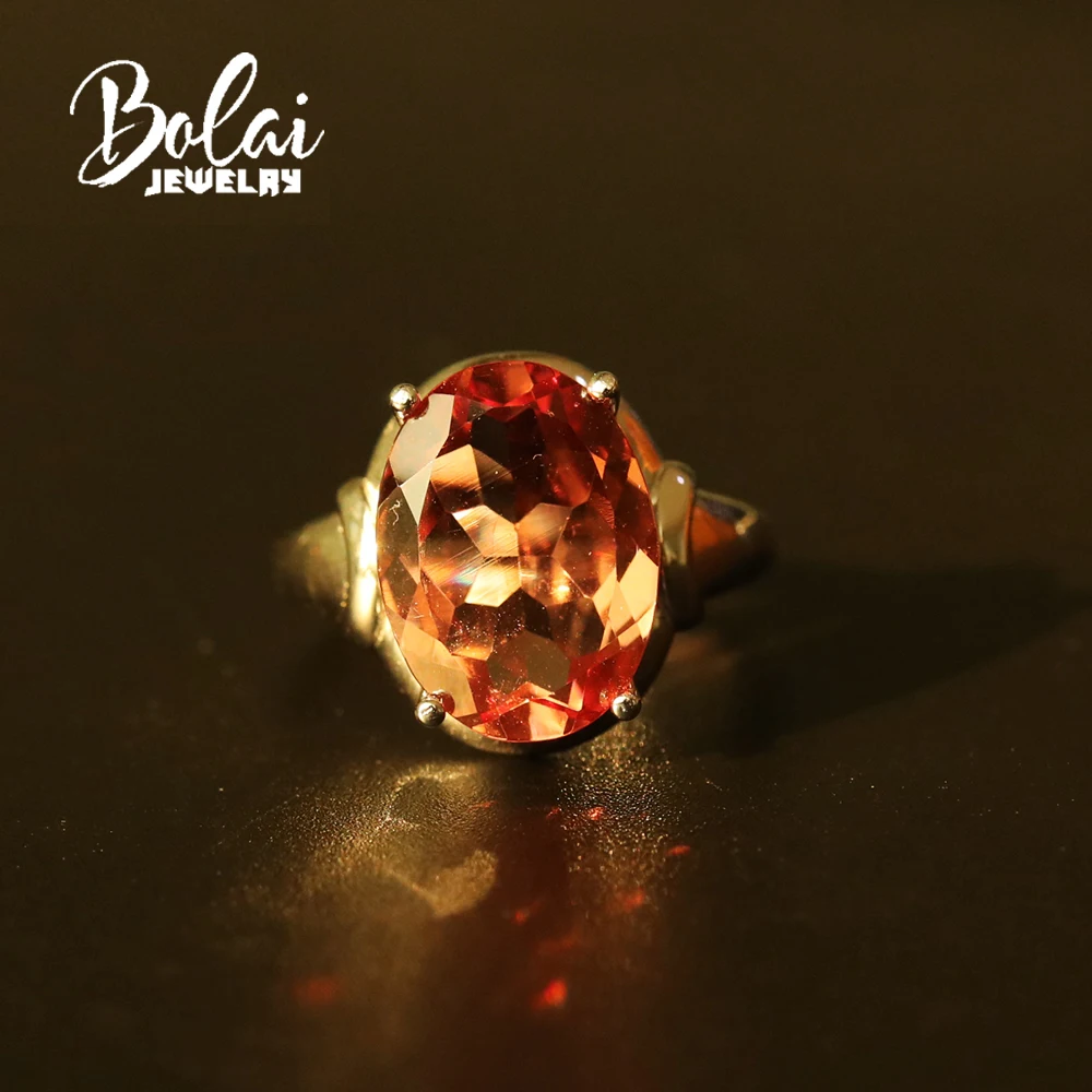 

Zultanite Diaspore Ring Oval Cut 10*14mm color change green brown pink 925 sterling silver created gemstone fine jewelry women