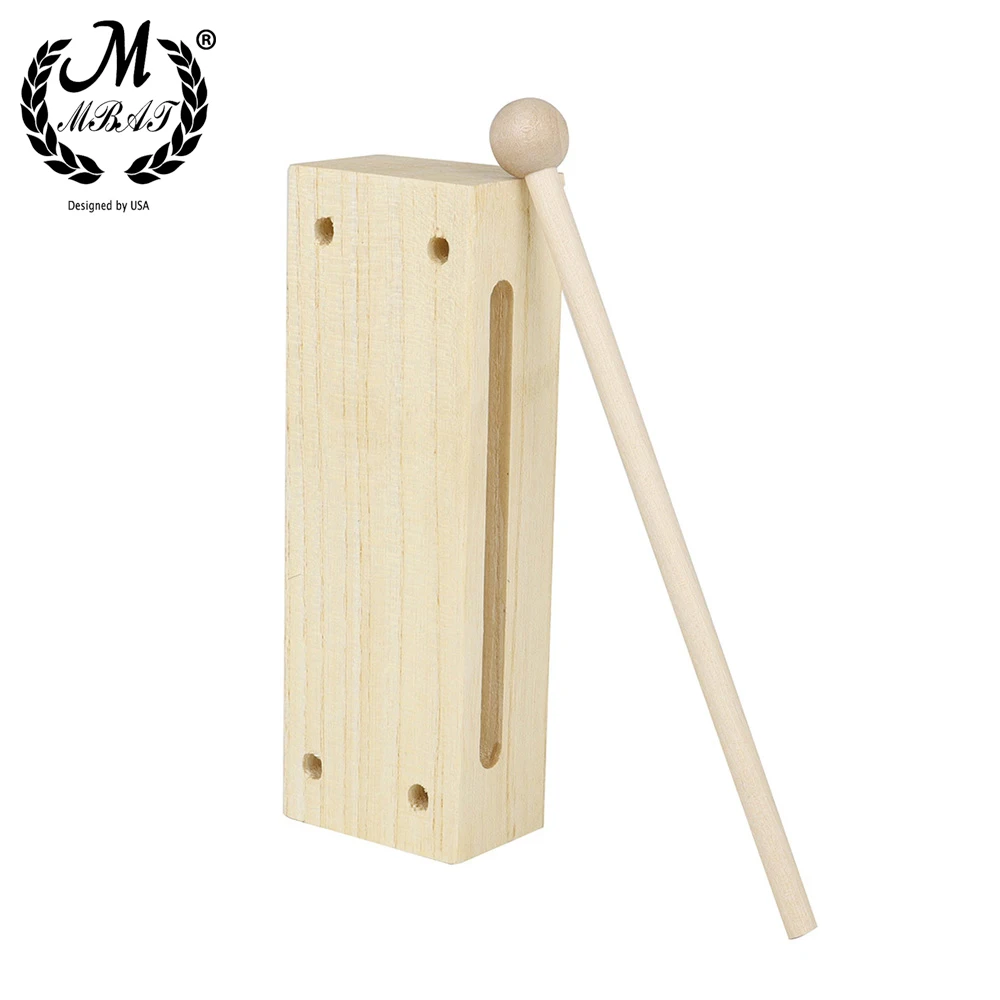 M MBAT Orff Musical Instruments Wooden Percussion Instruments Square Diatonic Clapper High Quality Early Childhood Education Gif