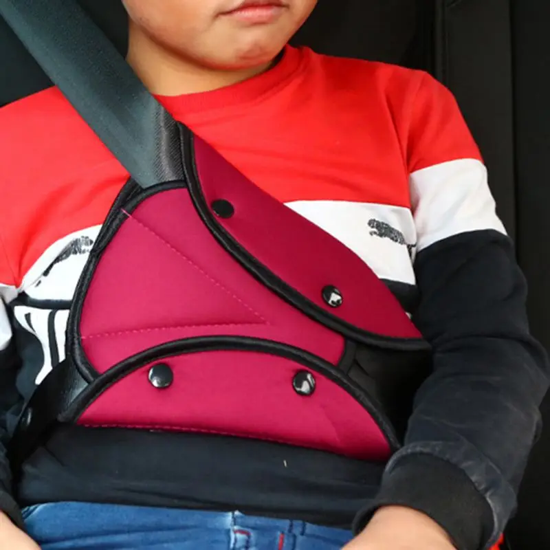 Чехол на сиденье для маленьких детей, защитный ремень на плечо для детей, автомобильный защитный чехол для детей, треугольные ремни безопасности