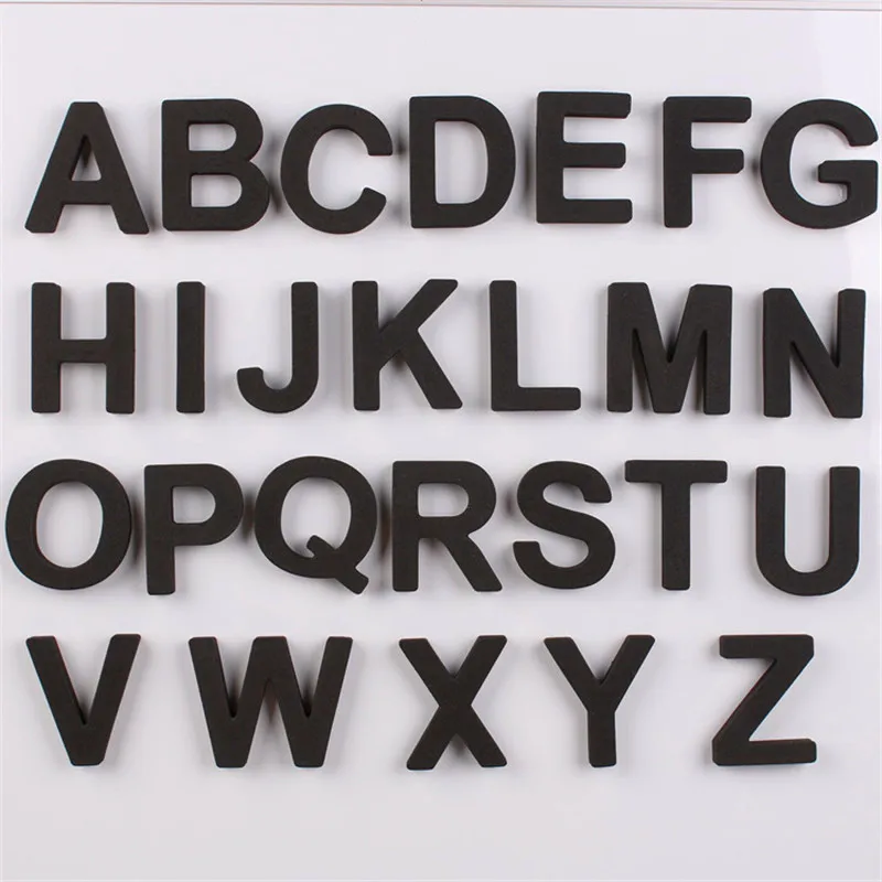 

5CM 26pcs/set Magnetic Fridge Letters EVA Capitalized Alphabet Kids Children Magnets Sticker Home Decoration Accessories
