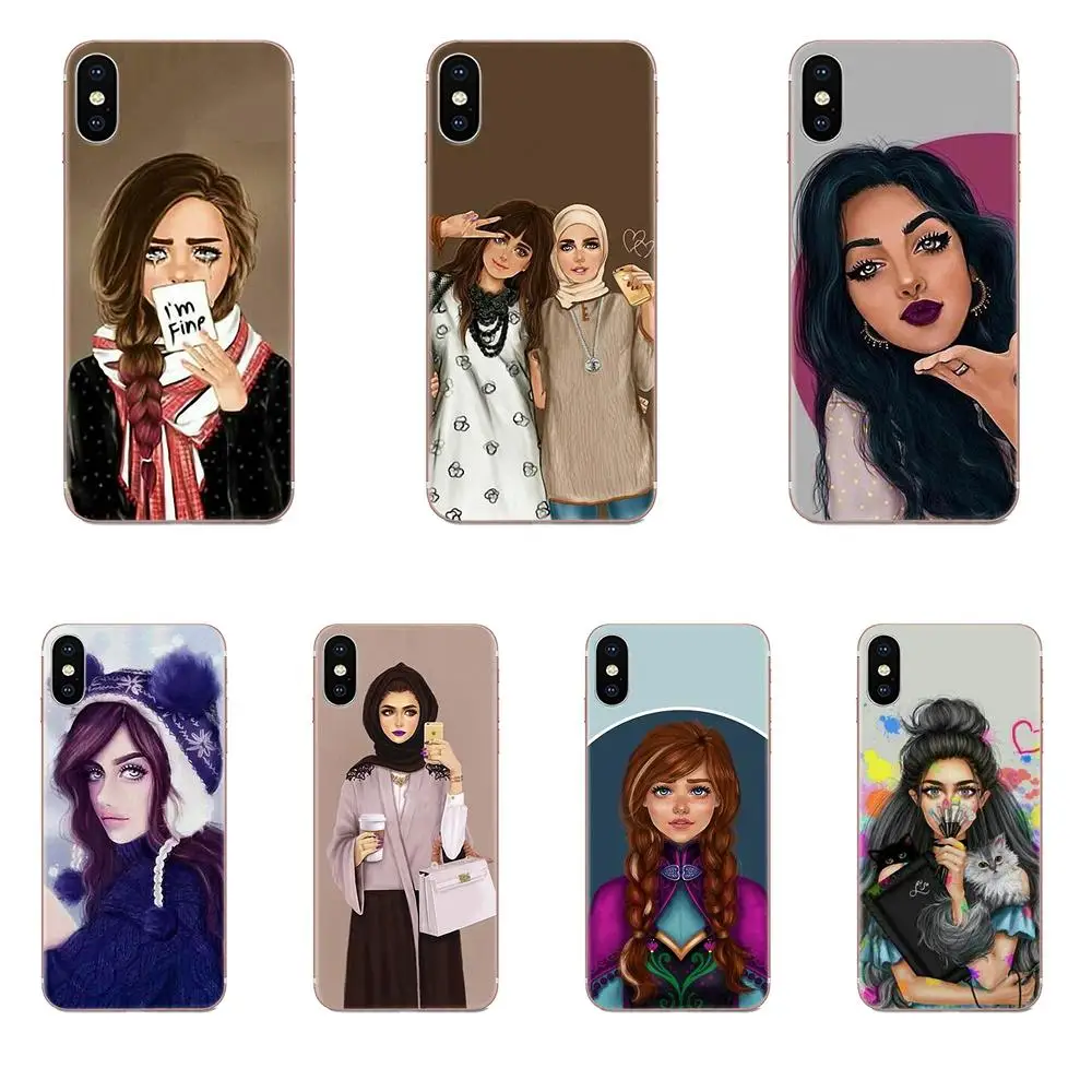 Лучший друг школьные девичьи М queen мусульманских для Huawei NOVA 2 V20 Y3II Y5 Y5II Y6 Y6II Y7 Y9 G8 G9