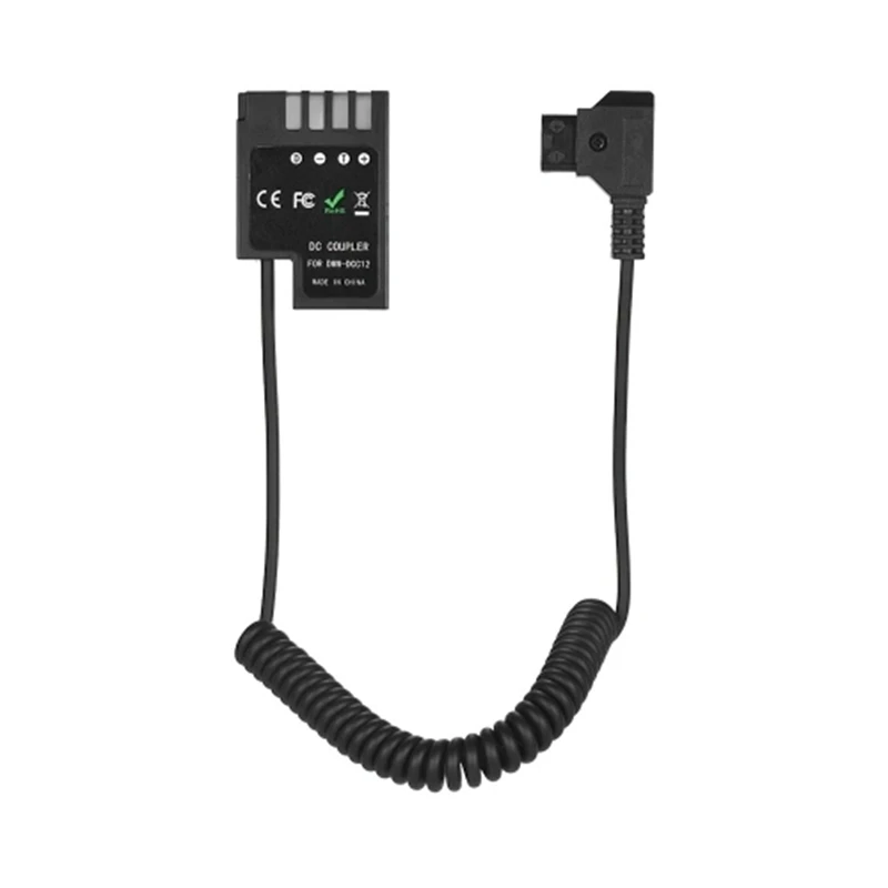 V-крепление D-Tap для DMW-DCC12 DC Соединительный кабель пустышка батарея адаптер для Panasonic DMC-GH5/GH4/GH3 катушки версии