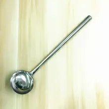 Ding посуда 6 две стальные ручки ложка из нержавеющей стали шеф-повара кулинарная ложка Стальной хвостовик с круглым дном сковорода Бытовая кастрюля шеф-повара