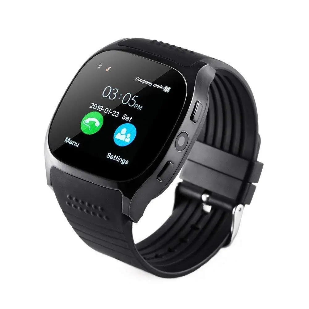 

Bluetooth Smart Watch Phone Camera Support 2G SIM TF Card Call Smartwatch for One Plus One+ 1 2 X 3 3T BlackBerry Priv 4G 5.4"