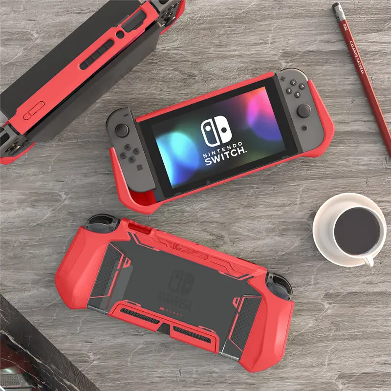 Прикрепляемый чехол для nintendo Switch Mumba Blade Series TPU Grip Cover совместим с консолью nintendo Switch и контроллером Joy-Con