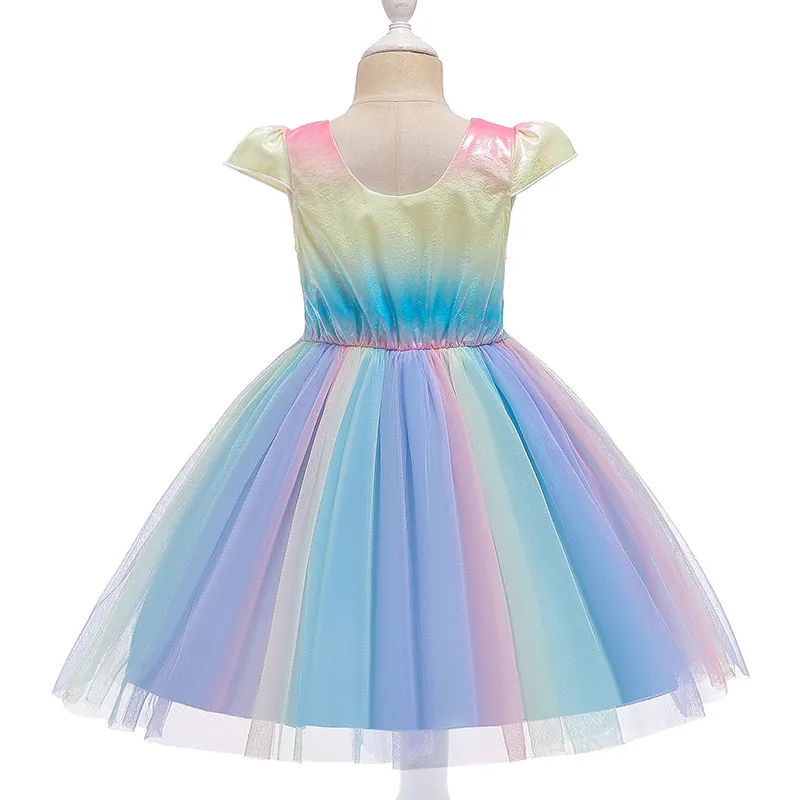 Детское праздничное платье принцессы с блестками и цветами для девочек; детское кружевное элегантное платье для девочек на свадьбу; одежда для маленьких девочек