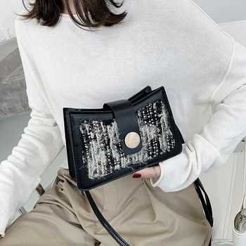 

Autumn Women's Small Bag 2020 New Fashion Net Red French Underarm Bag Fashion Versatile One Shoulder Messenger Bag