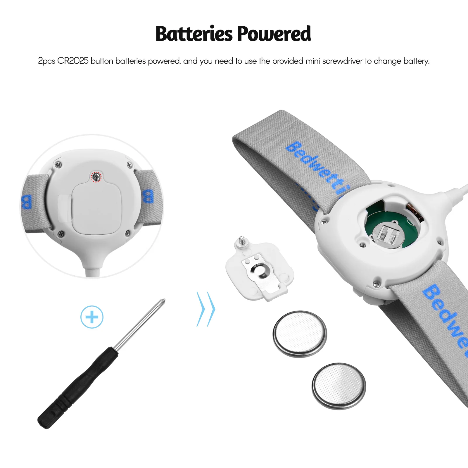 Bedwetting Alarm for Boys Girls Kids Pee Alarm with Sound Vibration LED Light Reminding to Cure Bed Wetting via Enuresis Sensors