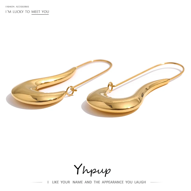 Серьги из нержавеющей стали 316L с металлическим покрытием 18 K | Украшения и