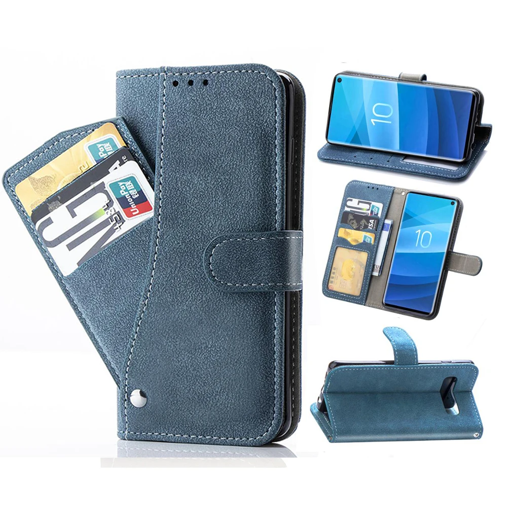 Кожаный чехол-книжка с бумажником для samsung Galaxy Note 10 9 5 4 3 Note10 Plus Pro Note9 Note5 Note4 Note3