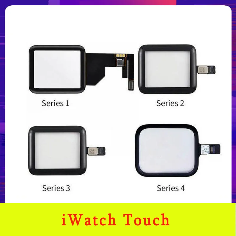 Новейший протестированный сенсорный экран дигитайзер объектив для Apple Watch Series2 3 38 мм 42 мм ЖК передний датчик замена стекла