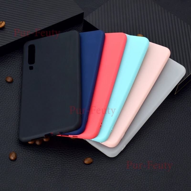 

Phone Case For Huawei P20 EML-L09 EML-L29 EML-L29C CLT-L09 Candy Color Soft Silicon TPU Back Cover For Etui Hawei P20 P 20 20P