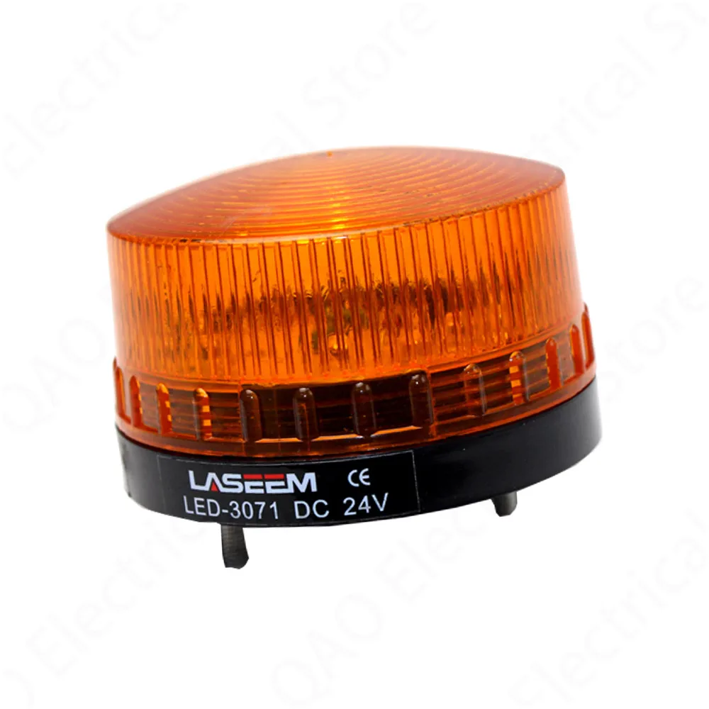 Spia di segnalazione stroboscopica LED -3071 12V 24V 220V spia LED lampada piccola lampeggiante allarme di sicurezza