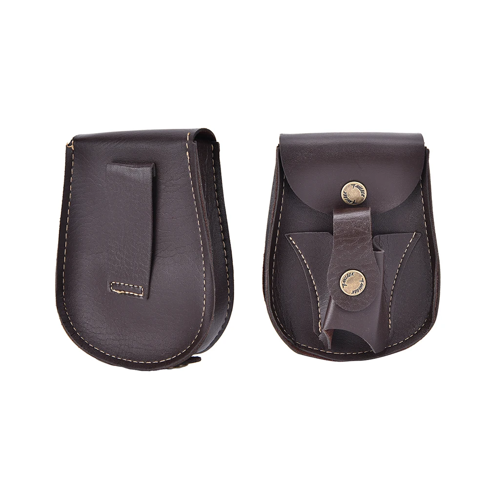1 Pcs 11*13.5*3 cm Leather Slingshot Pouch Catapult Case Steel Ammo Balls Waist Bag Outdoor Hunting Sports Accessories