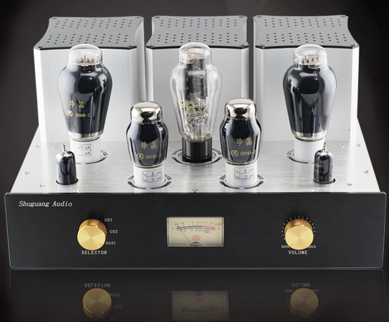 300B Однорядный ламповый усилитель, усилитель класса HIFI, номинальная мощность 10 Вт+ 10 Вт, Частотный диапазон: 20-25 кГц