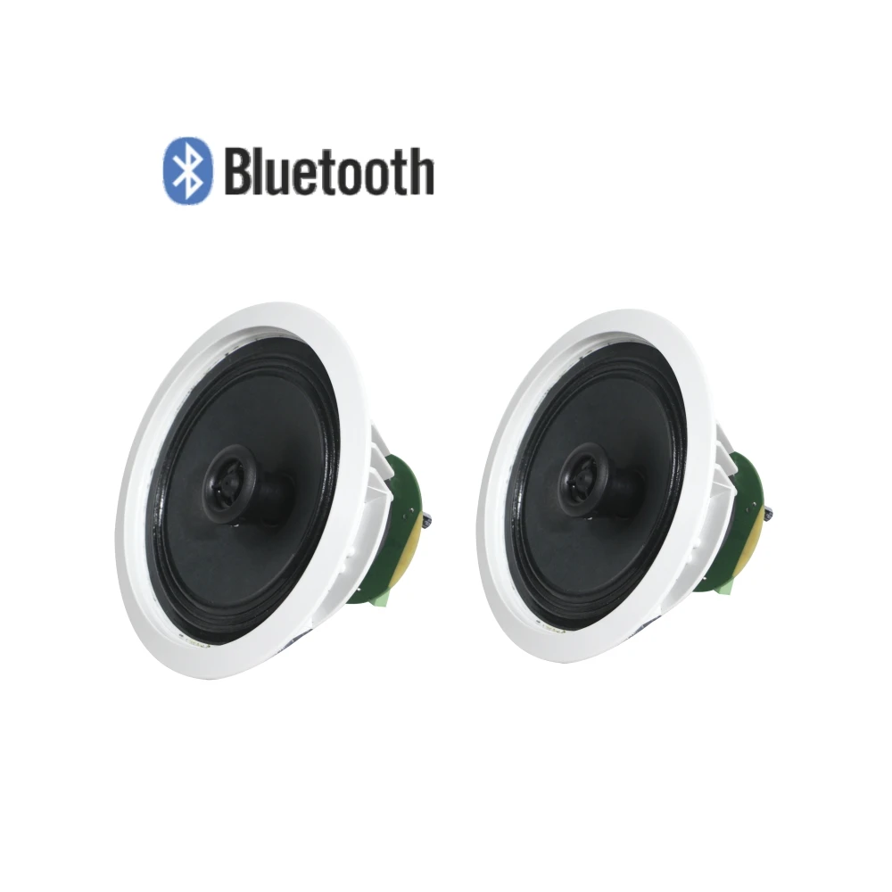 

6.5 inch 20/30W wireless bluetooth active pa audio in ceiling speaker in pair with tweeter suitable for home, theater etc.