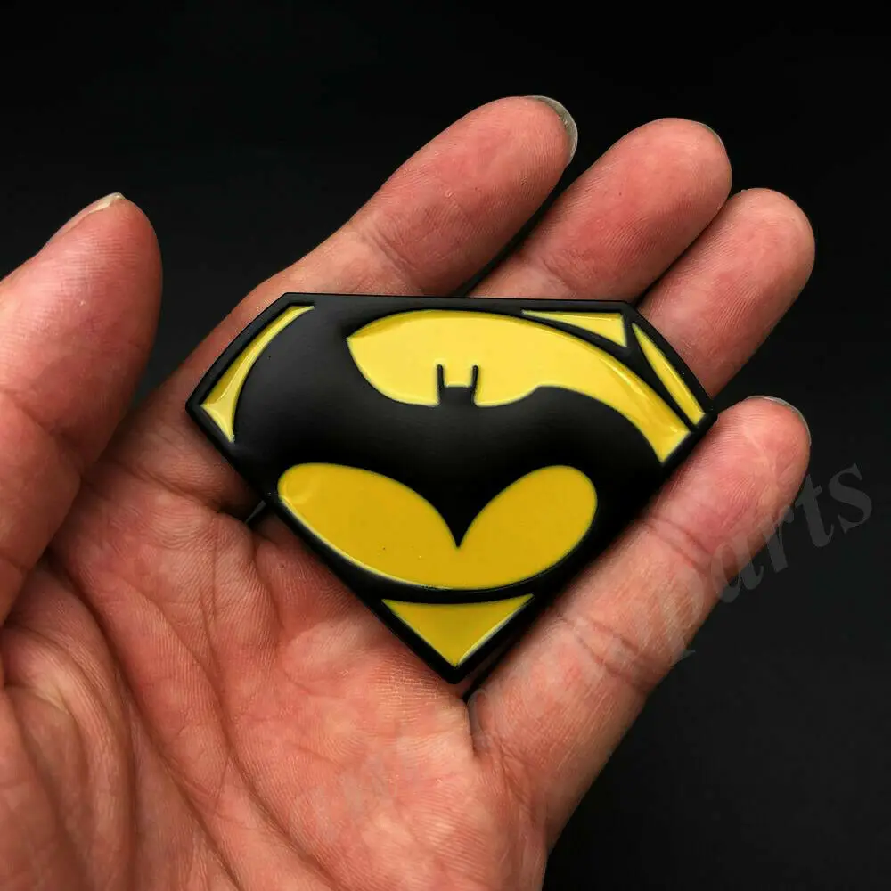 

3D Metal Batman Vs Superman Logo Dawn of Justice Car Emblem Badge Decal Sticker