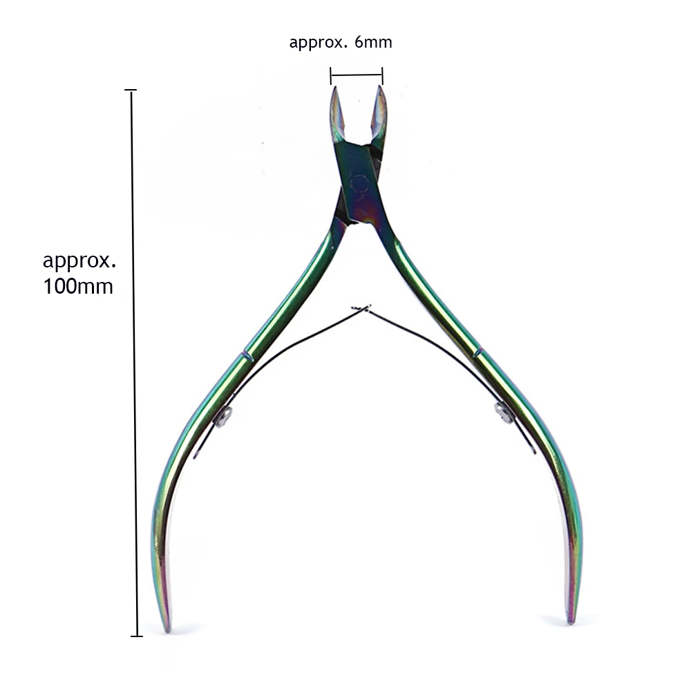 Pink Gold Cuticle Nipper and Pusher Set for Nail Care