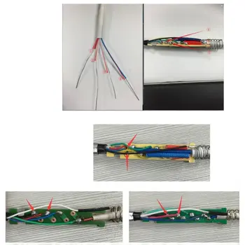 

24V Electric Soldering Solder Iron Station 5pin Welding Hot Gun Soldering Replacement Repair Tool