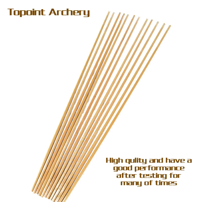 

12PCS 31inch Wooden Arrow Shaft For DIY Archery Arrow Crossbow Hunting Recurve bow Archery