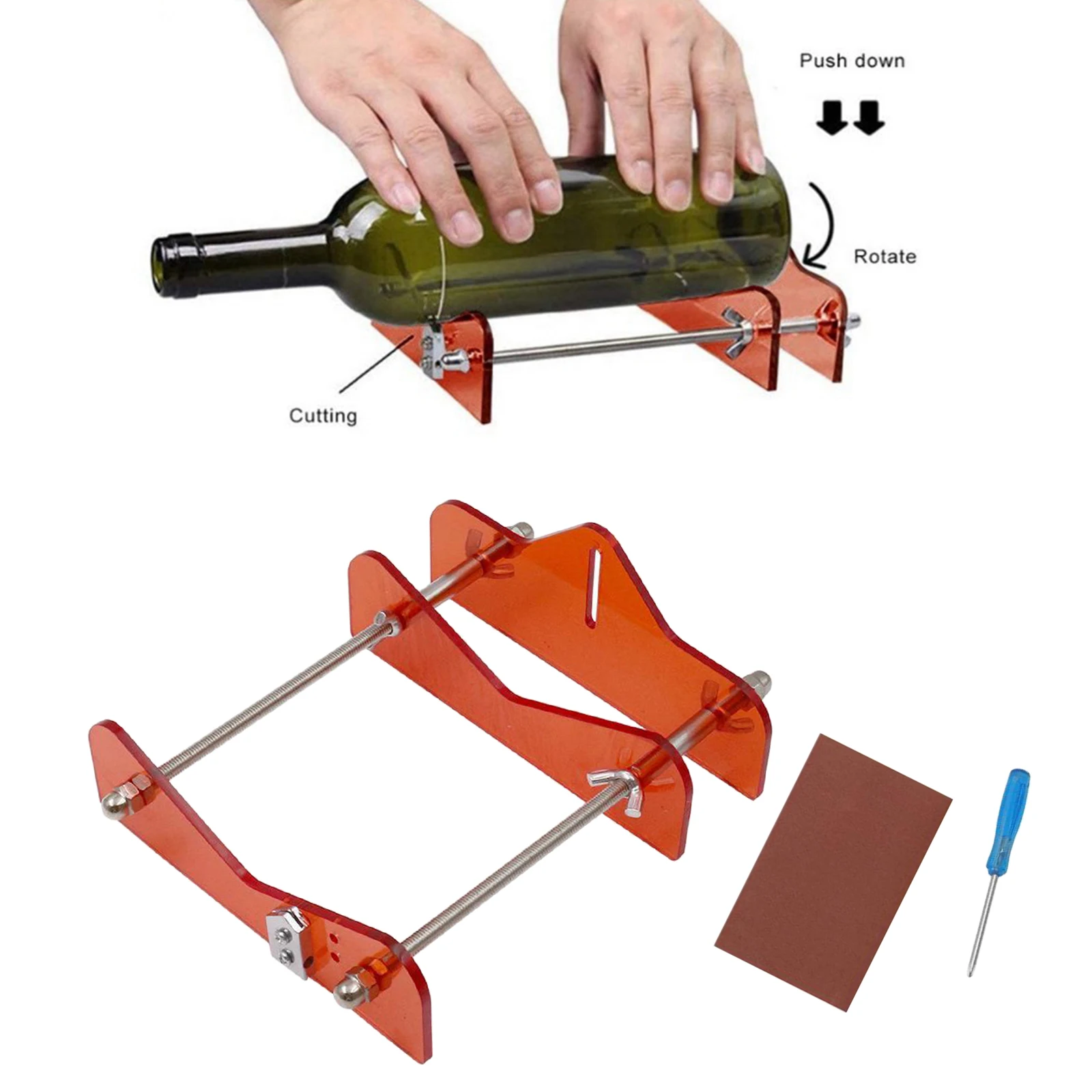 Creative Glass Bottle Cutter Tool Professional for Bottles Cutting Glass Bottle-Cutter Machine Crafts Durable for Wine Lovers