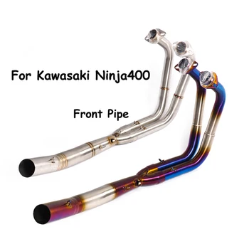 For Kawasaki Ninja 400 250 2017-2020 Motorcycle Exhaust Muffler Modified Front Header Link Pipe