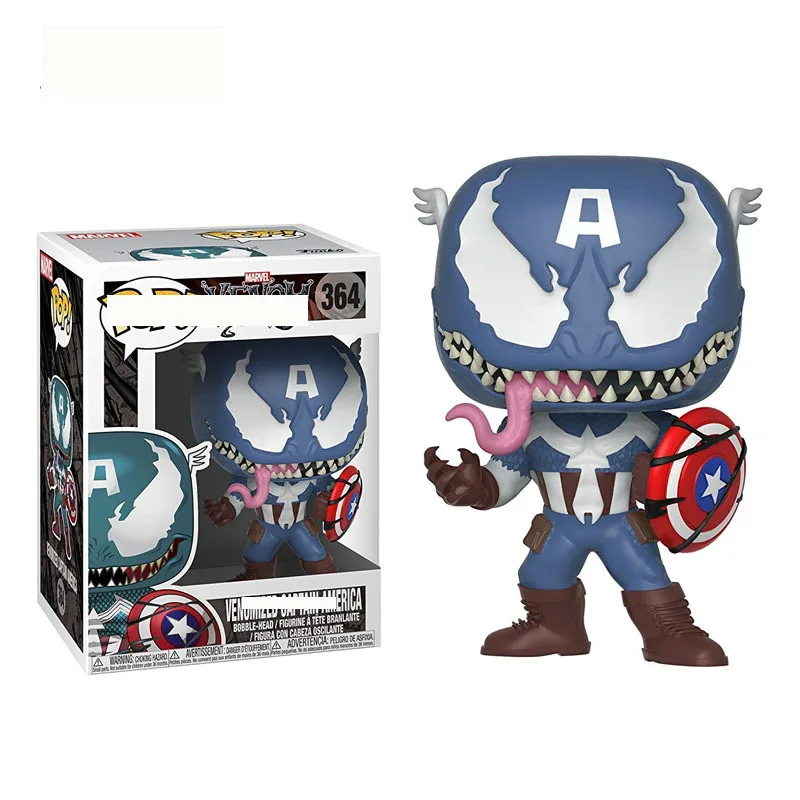 Фигурки героев Venom Капитан Америка Funkoed Pop Super Heroes Eddie Ironed Man Loki Коллекция Модель фигурка игрушка Подарки для детей