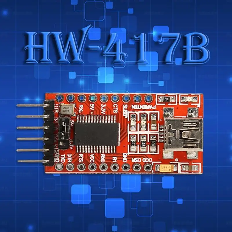 Базовая коммутационная плата FT232RL USB для ttl 3,3 V 5V последовательный адаптер конвертер Модуль извлечение всех сигнальных портов чипа