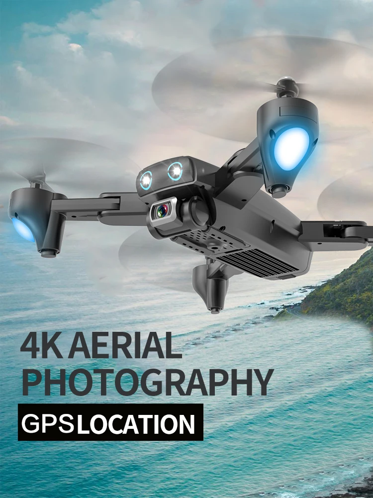 Квадрокоптер Радиоуправляемый с камерой 4k HD GPS Wi Fi FPV 1080P|Дроны камерой| |