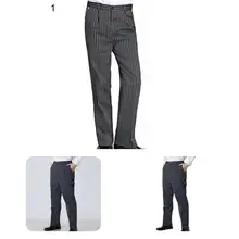 

Great Chef Pants Breathable Kitchen Zebra Print Uniforms Pants Uniforms Pants Trousers